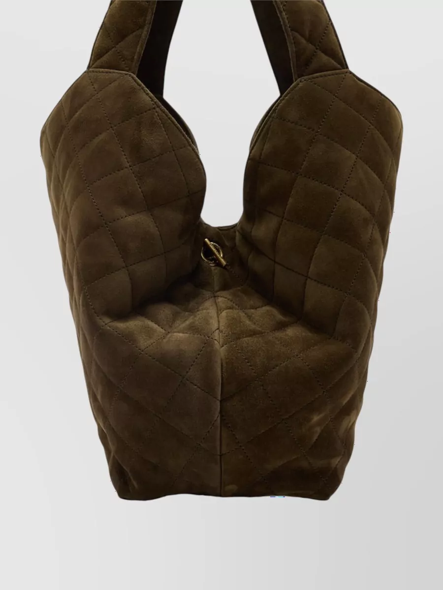 Saint Laurent Icare Medium Leather Tote Bag