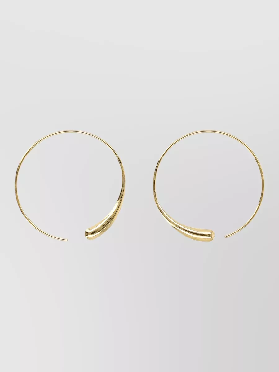 Soeur Brass Hoop Earrings