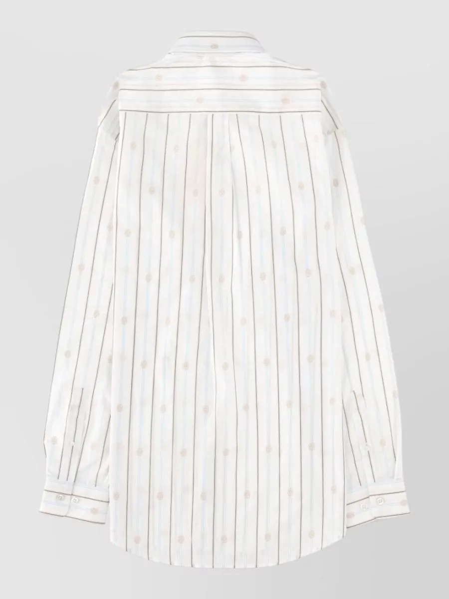 Drôle De Monsieur Monogram Shirt Regular Fit Long Sleeves