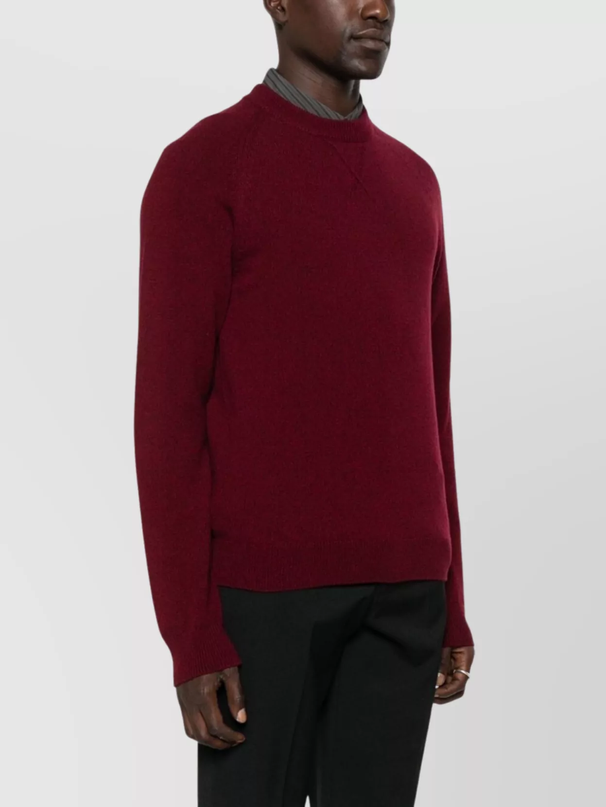 Paul Smith Crew Neck Knitted Sweater With Raglan Sleeves