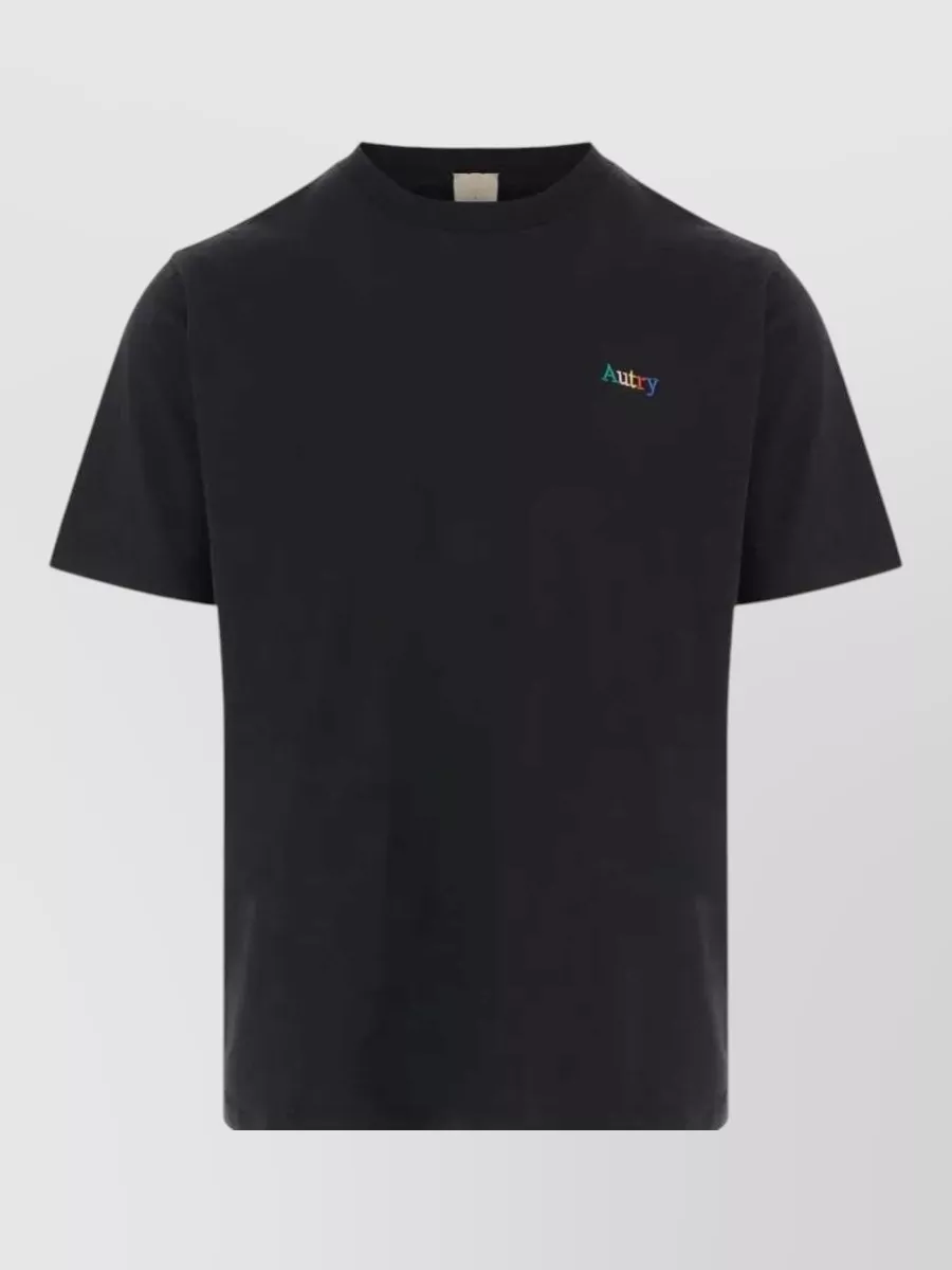Autry cotton loose-fit logo-embroidered t-shirt