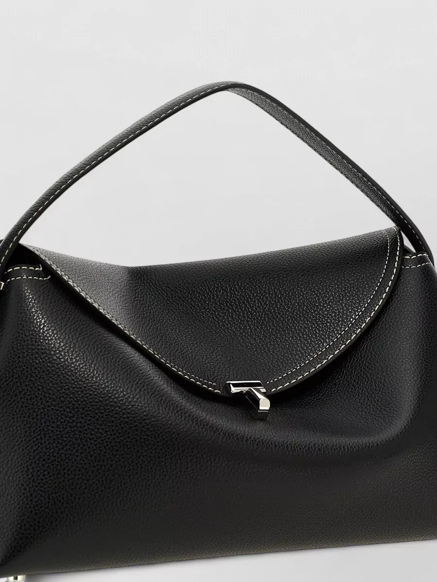 Totême Leather Shoulder Tote Bag