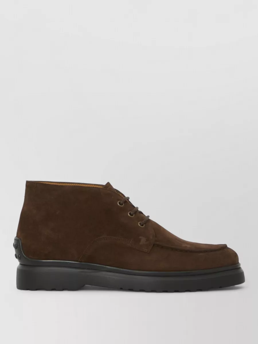 Tod's Leather Lace-Up Derby Shoes