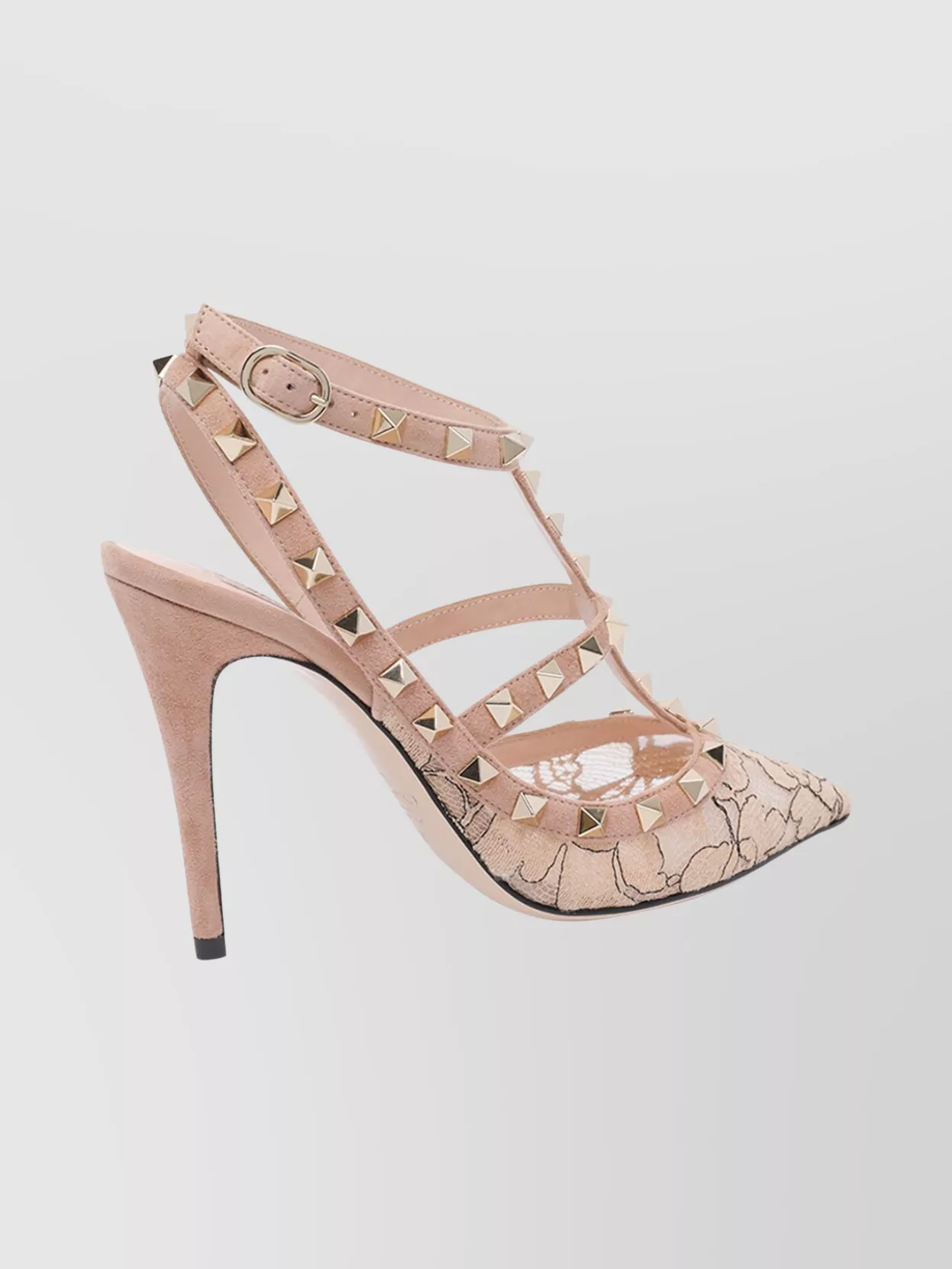 Valentino Chic Animal Print Floral Studded Pumps In Multi
