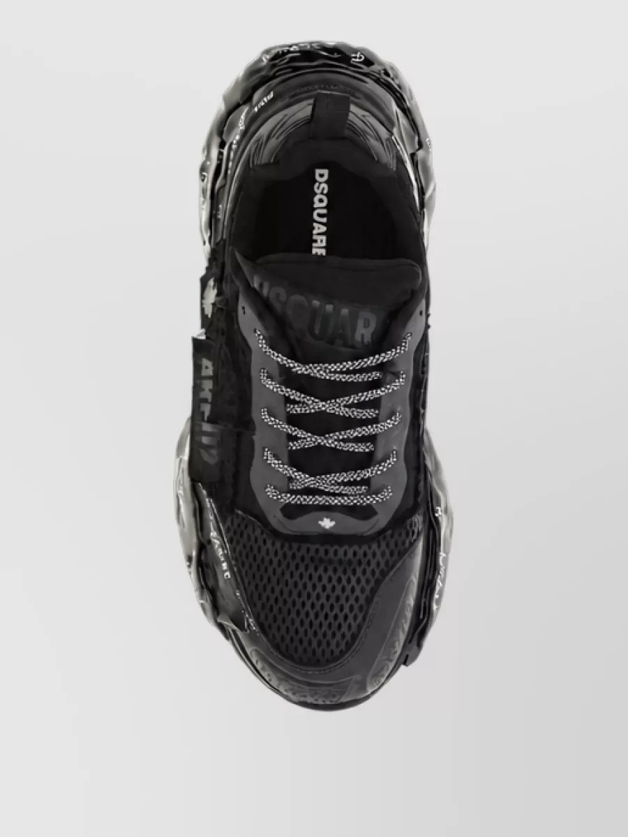 Dsquared2 Polyester Low-Top Sneakers