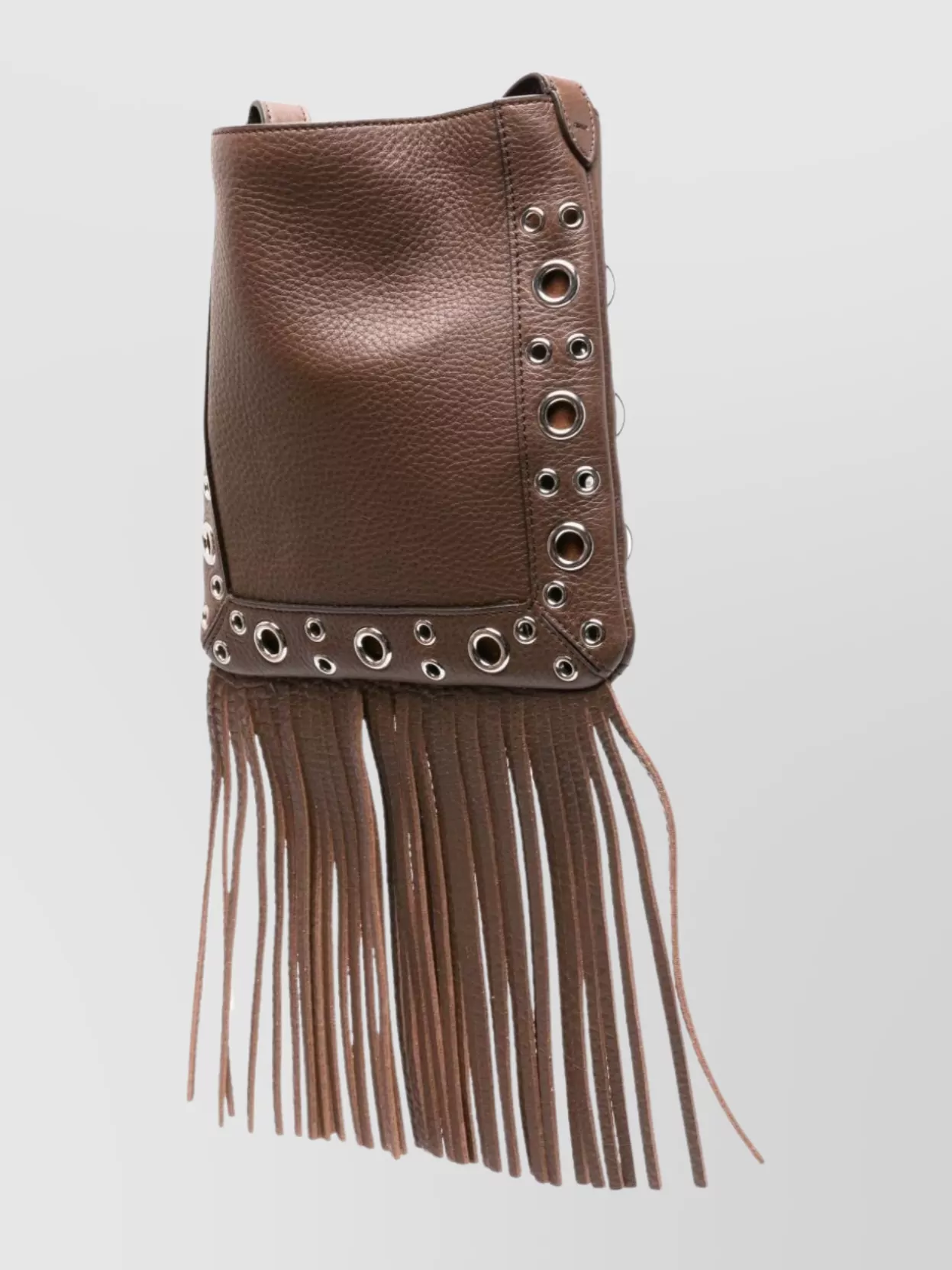 Valentino Garavani Small Leather Crossbody Bag Fringe Detail