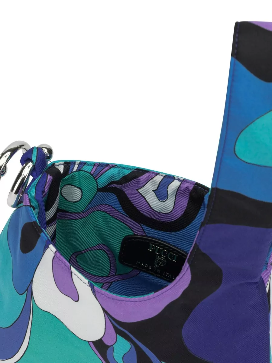 Pucci Silk Printed Shoulder Bag
