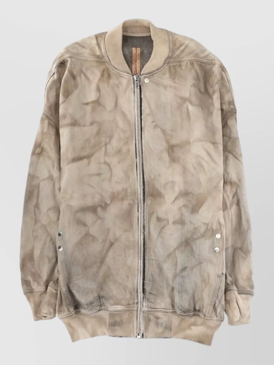 Rick Owens Drkshdw oversized cotton single breasted coat