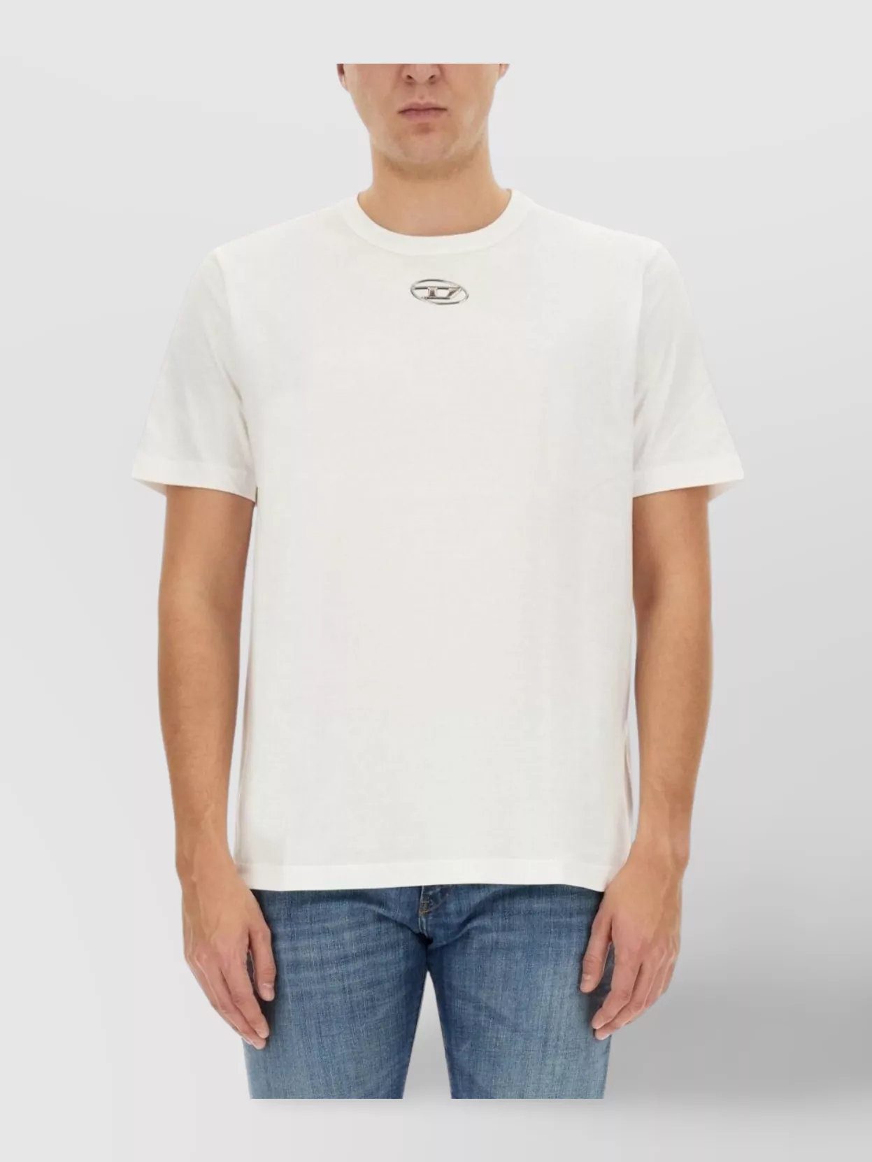 Diesel Logo Crew Neck Short Sleeve T-Shirt