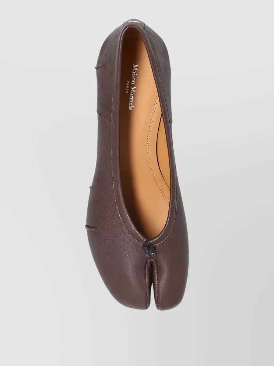 Maison Margiela Leather Tabi Ballerina Shoes