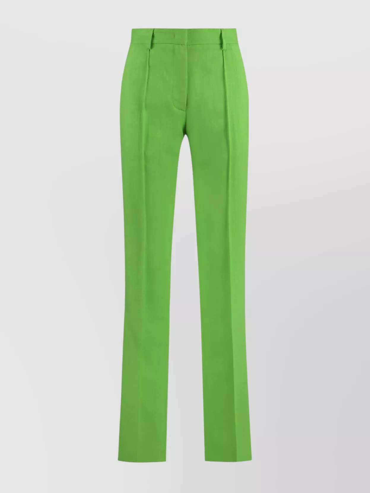 MSGM FLARED TROUSERS WITH POCKETS AND PLEATS