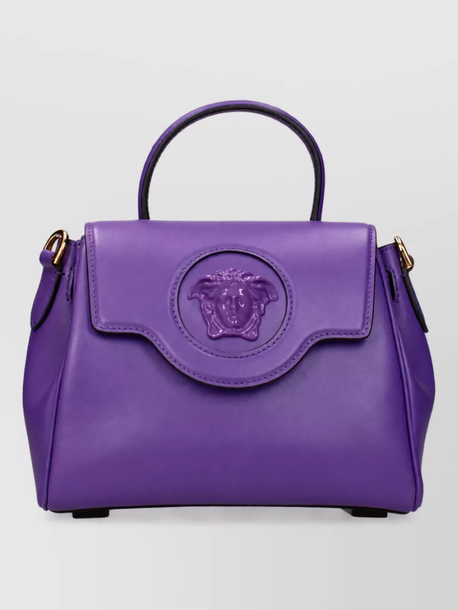 Versace leather shoulder bag