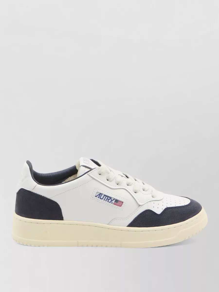 Autry Low Top Sneakers Suede Inserts