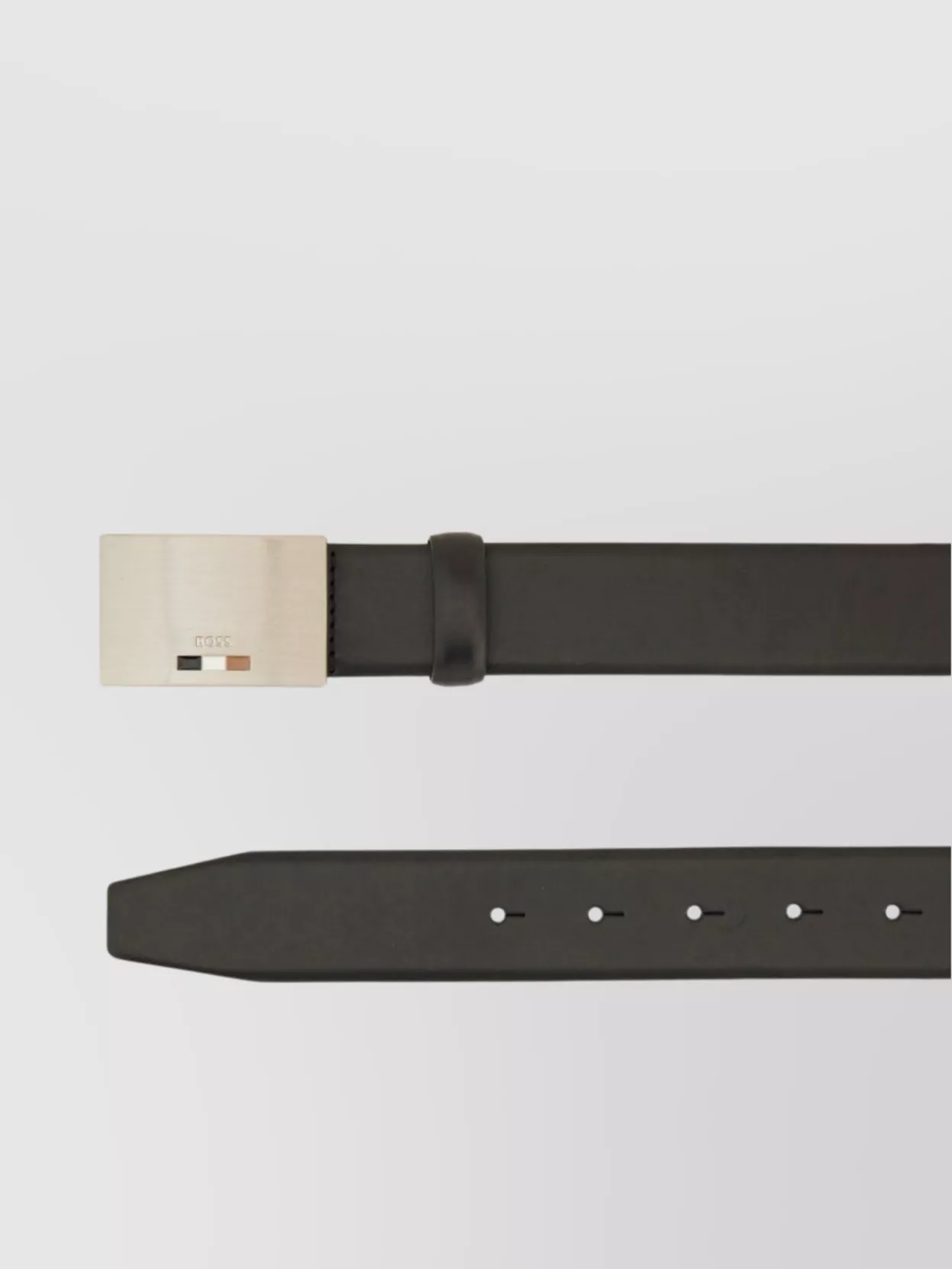 Hugo Boss Adjustable Length Metal Rectangular Belt