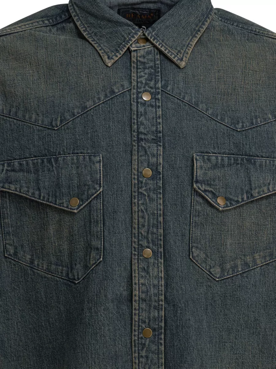 Beams Plus Denim Western Shirt
