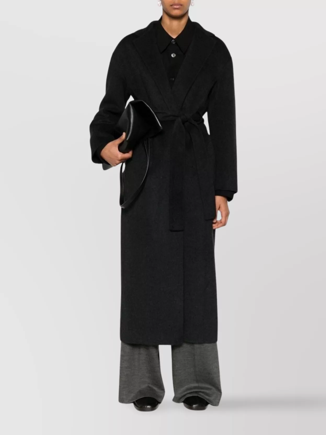 Filippa K Alexa Long Coat With Belted Waist