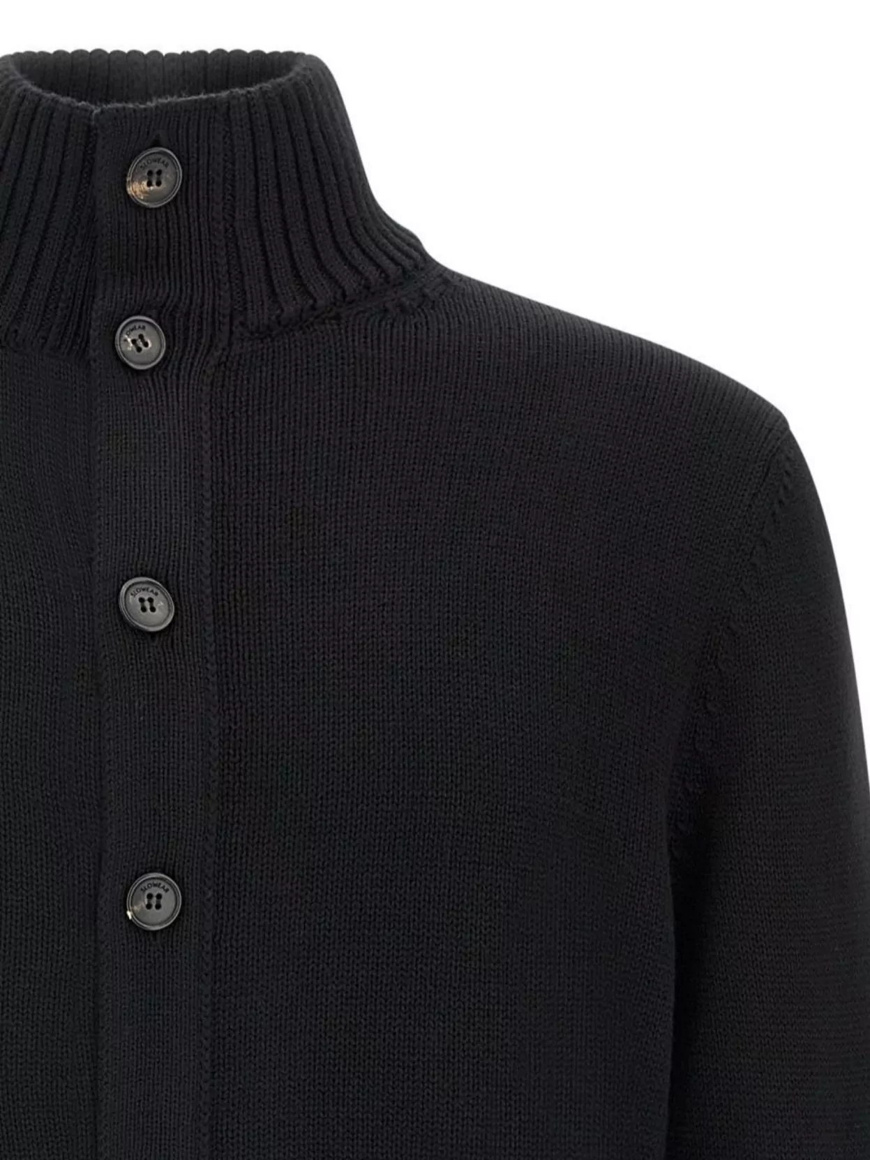 Zanone Cardigan With High Collar And Pockets