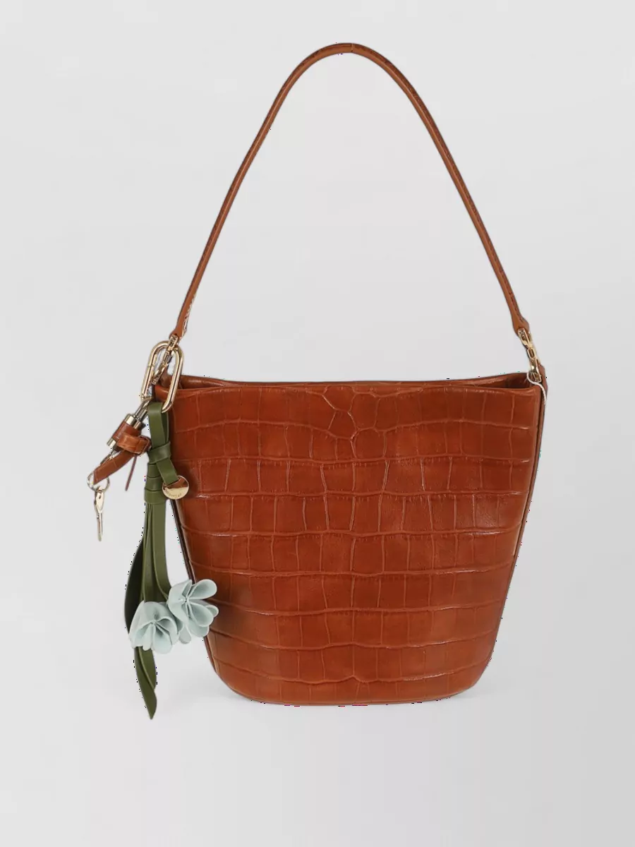 Self-Portrait Leather Shoulder Bag