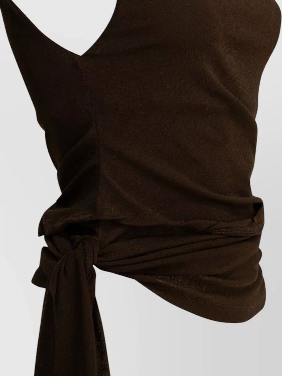 Ganni Draped Tank Top