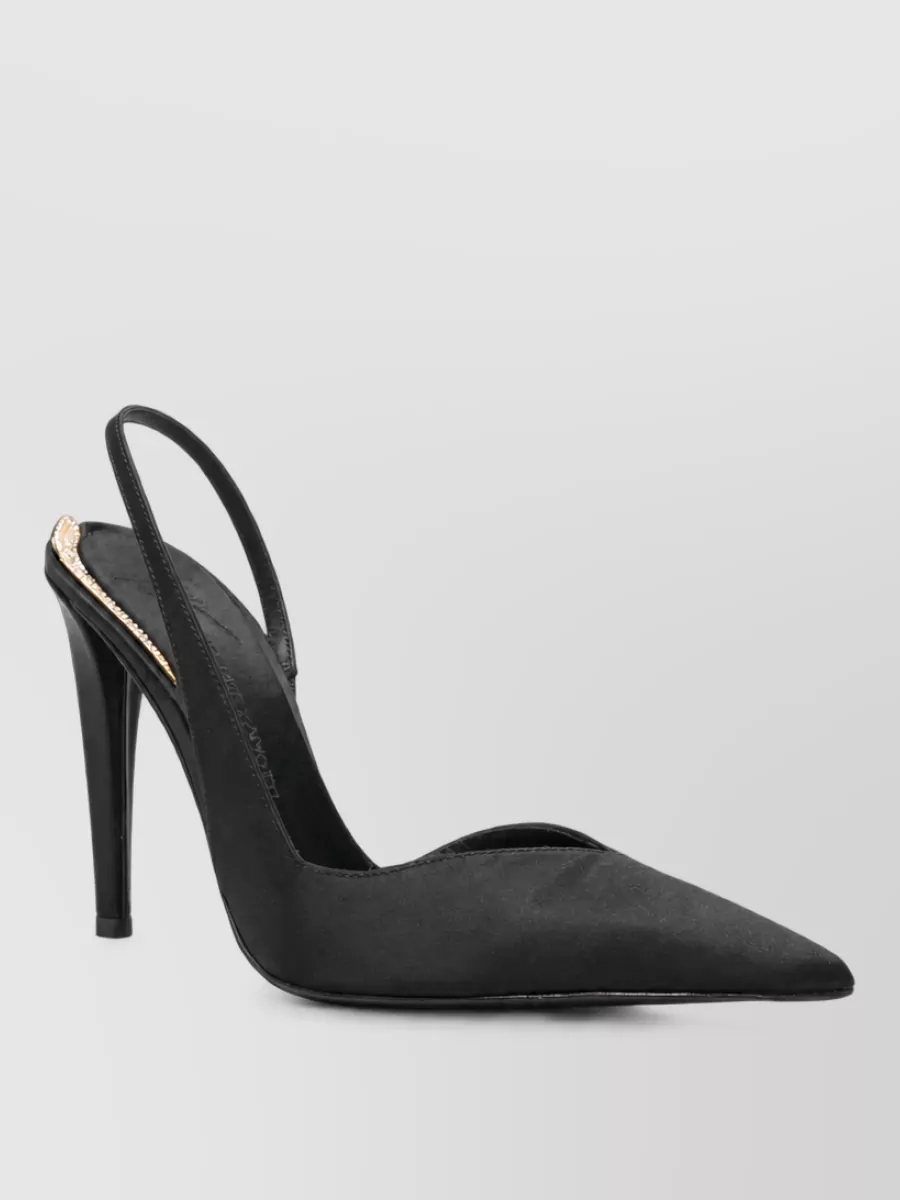 Giuseppe Zanotti crystal-embellished leather slingback pumps