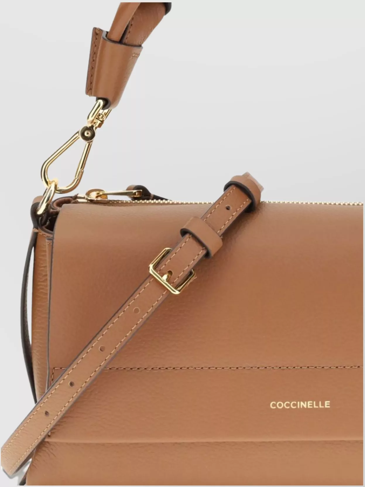 Coccinelle Double Braided Shoulder Bag With Adjustable Strap