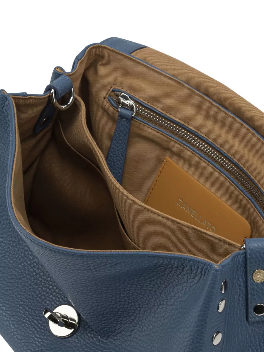 Zanellato Shoulder Bag Adjustable Strap Studded Top Handle