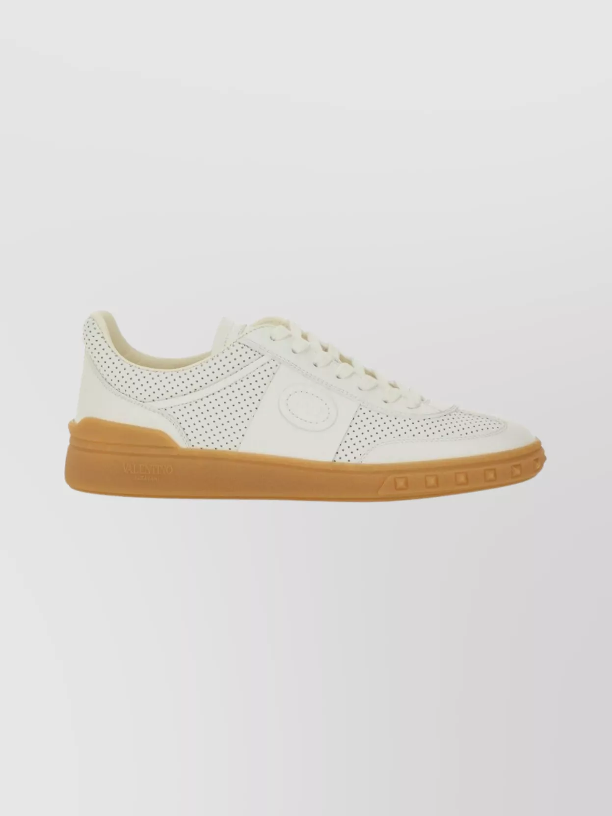 Valentino Garavani Low-Top Perforated Sneakers Rubber Sole