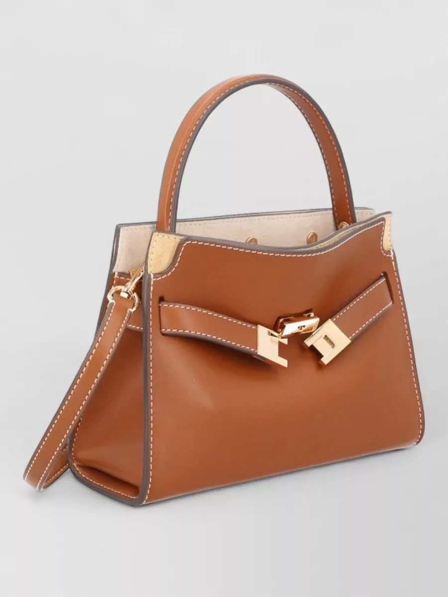 Tory Burch Lee Radziwill Mini Leather Shoulder Bag