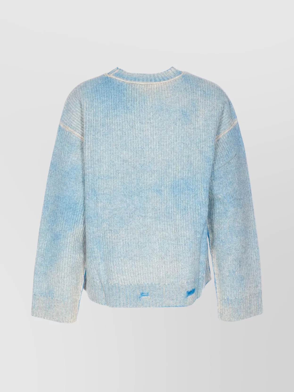 Represent Crewneck Long Sleeve Knitwear With Ribbed Texture In Multi