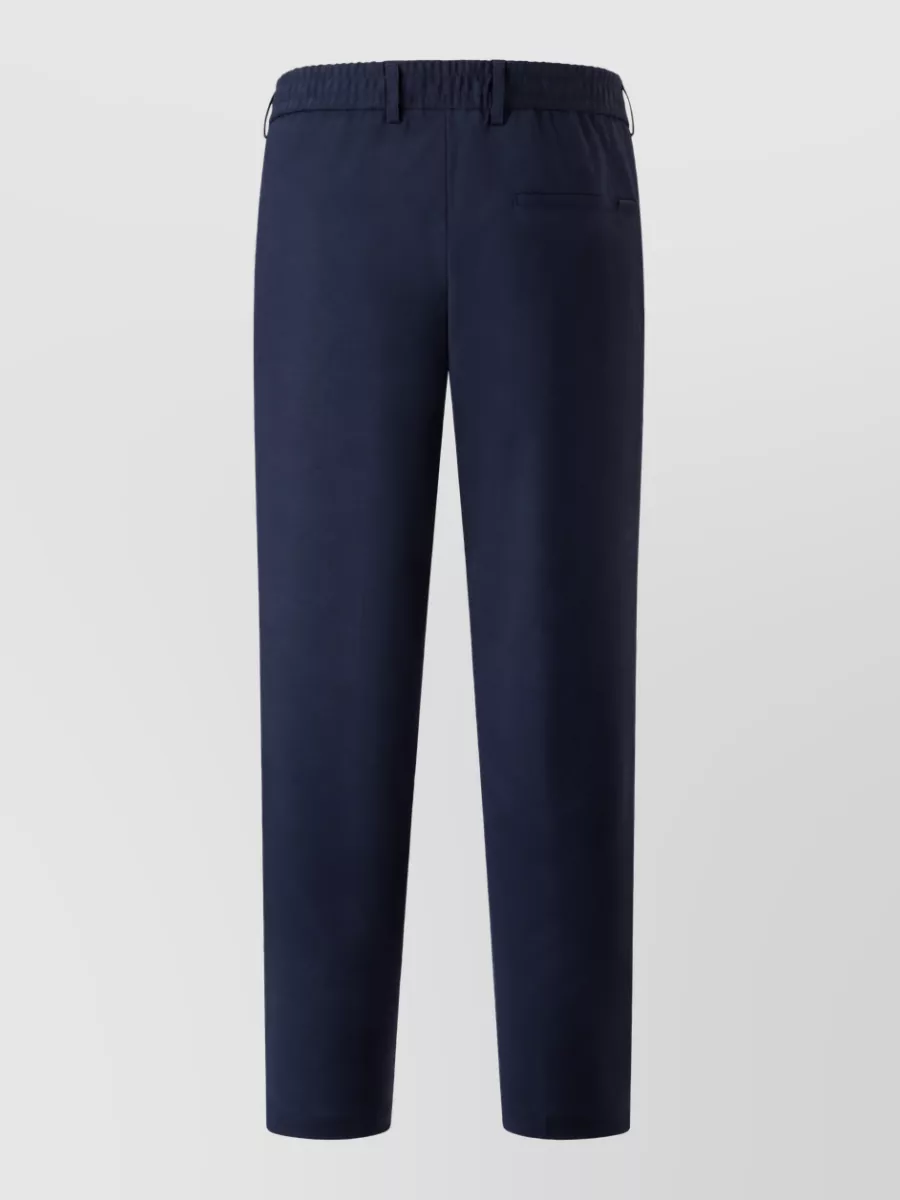 Boss Linen-Blend Straight-Leg Trousers