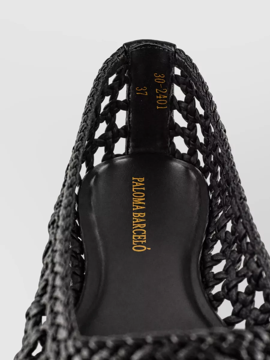 Paloma Barceló Leather Ballerina Shoes
