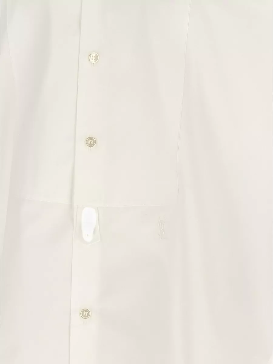 Saint Laurent Cotton Plastron Shirt