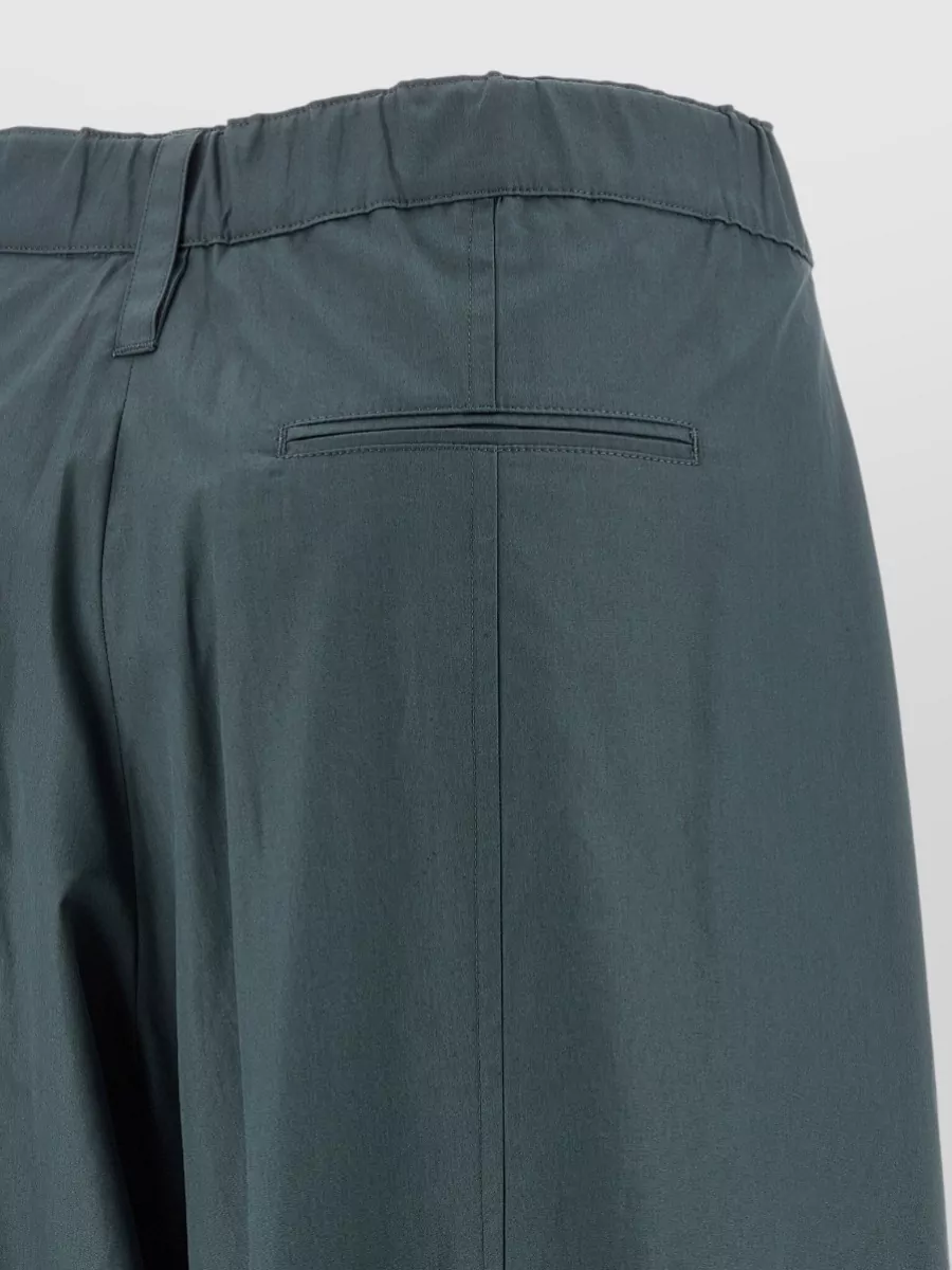 S Max Mara Cotton Wide-Leg Trousers