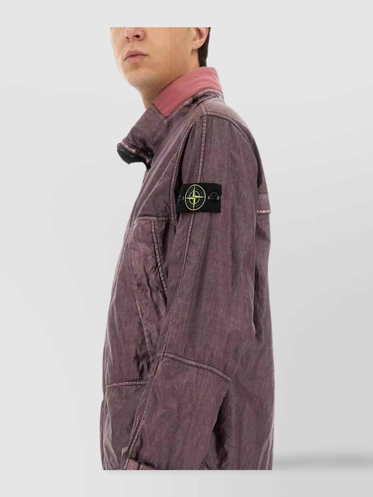 Stone Island High Collar Hooded Jacket