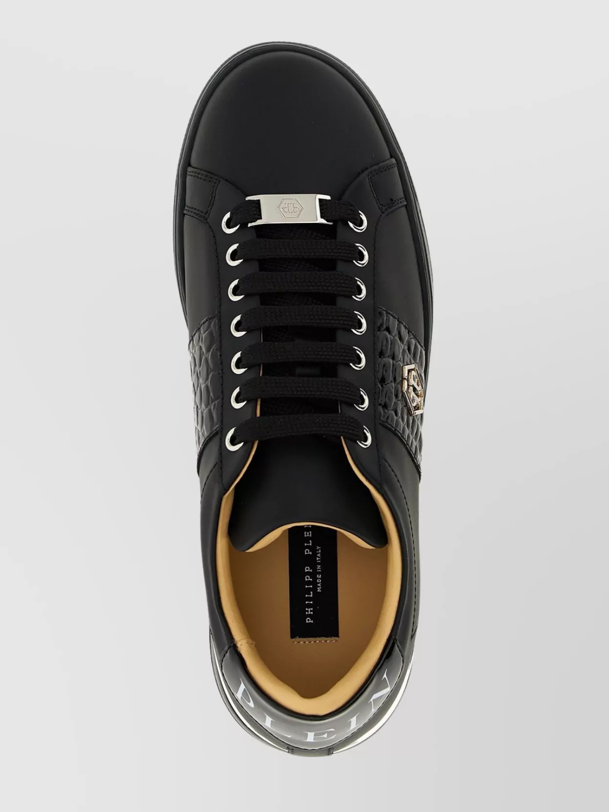 Philipp Plein 'Rubber Sole' Sneakers With 'Textured Panel'