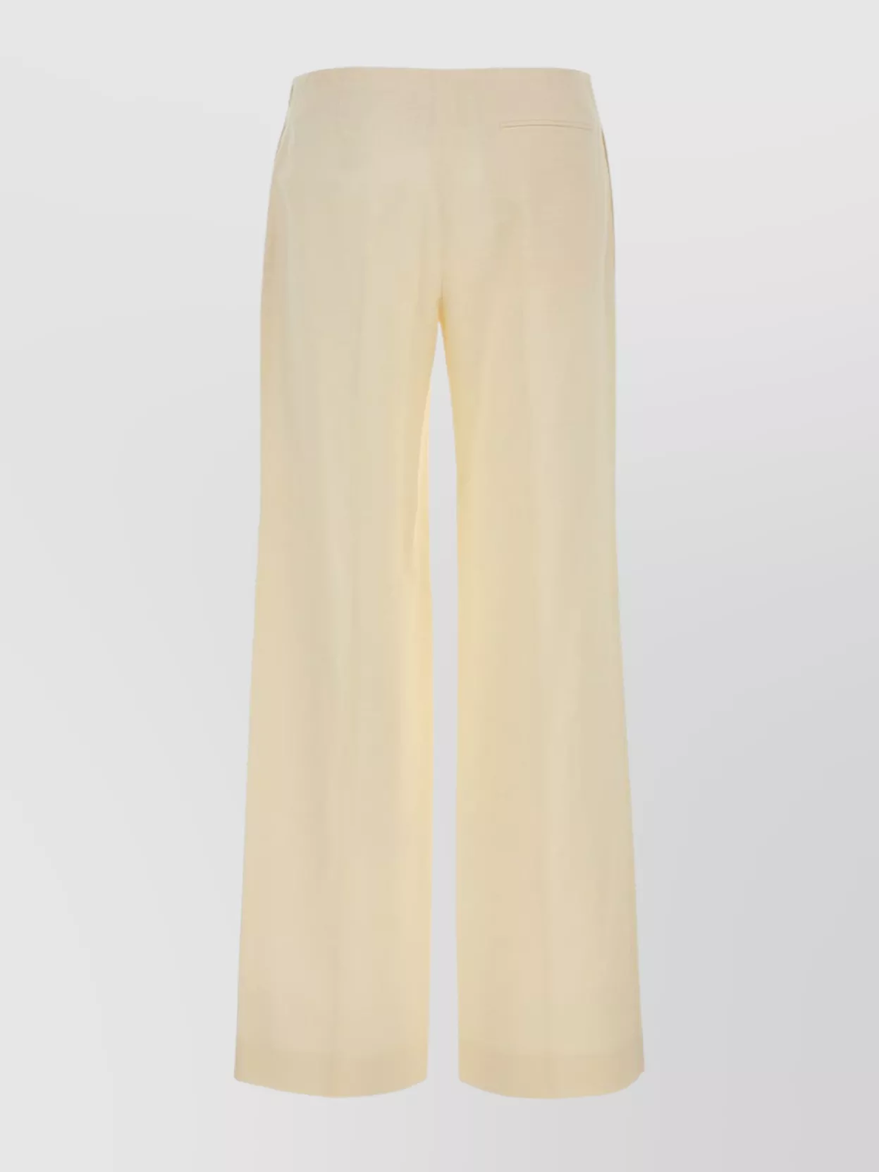 The Row Long Wide Leg Trousers In Neutral