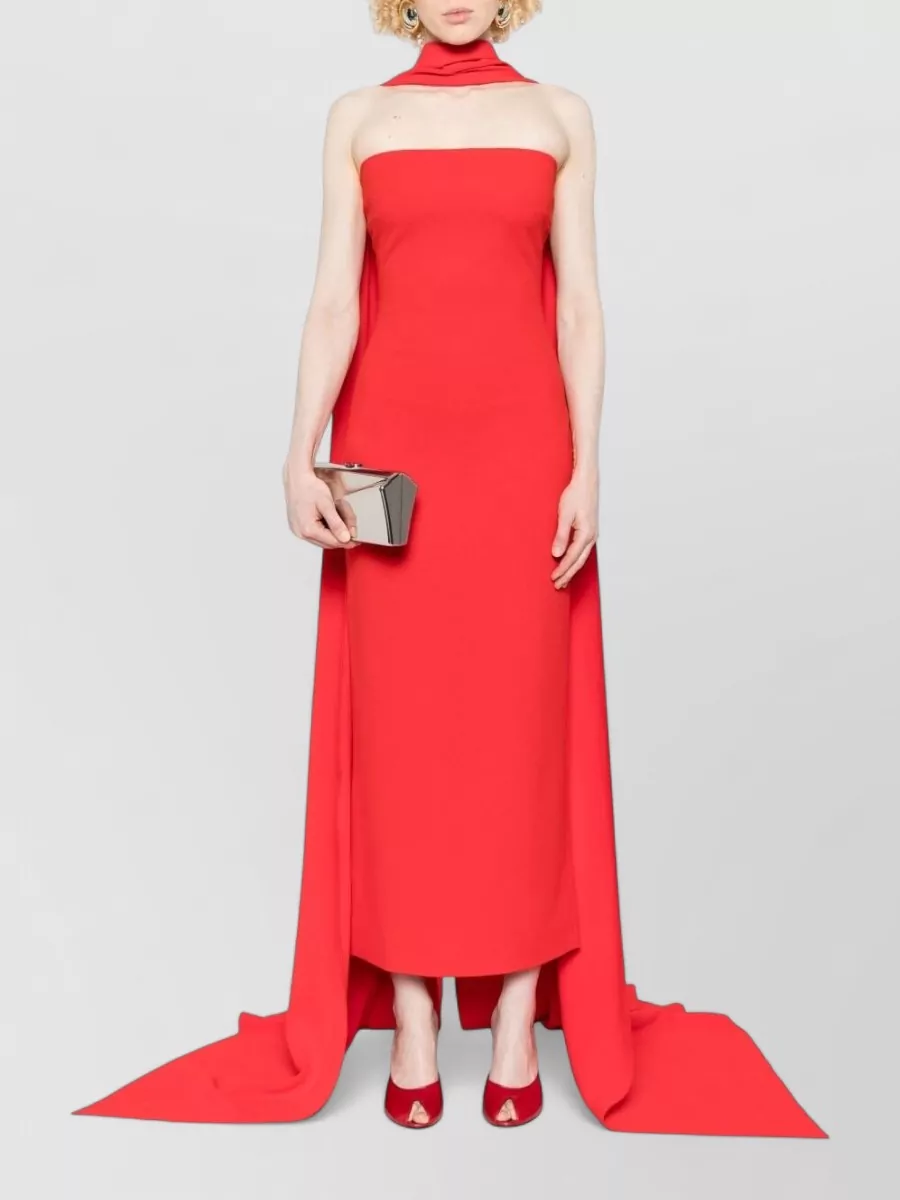 Solace London draped sleeveless maxi dress