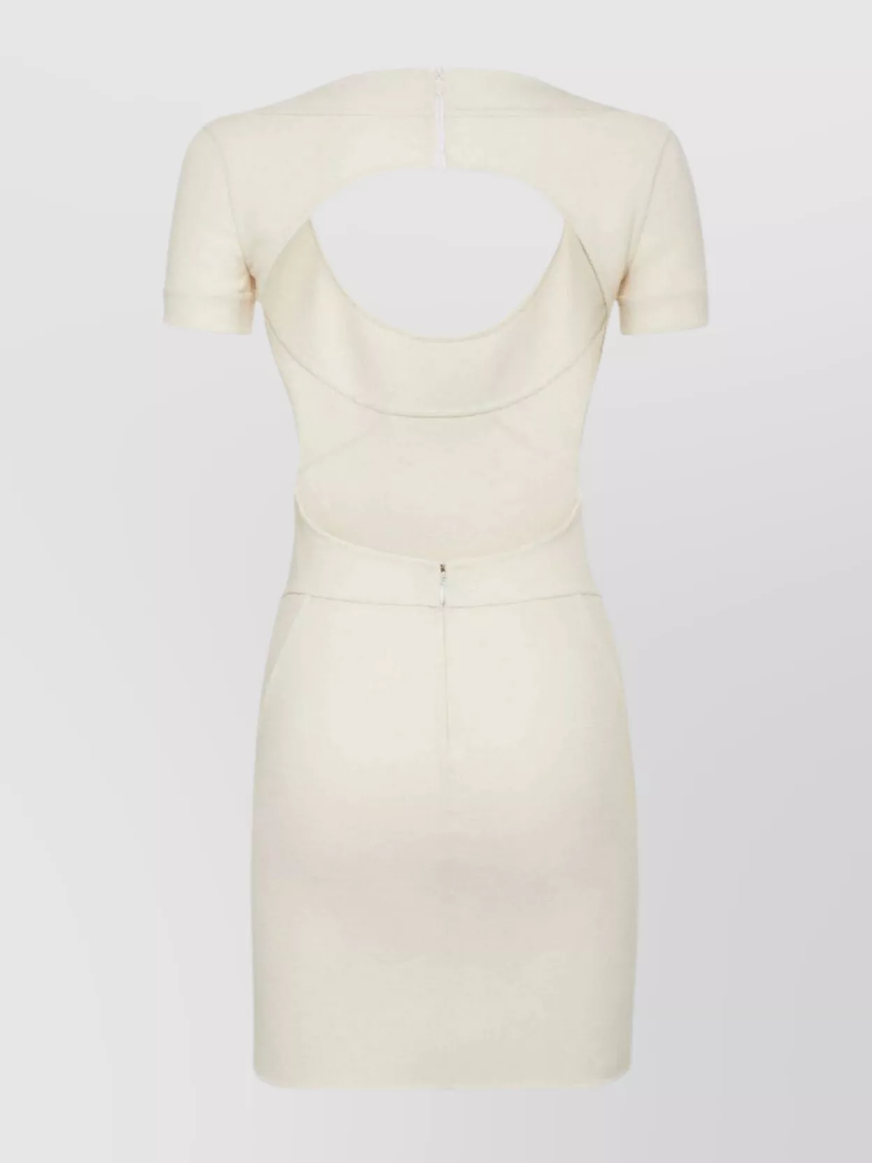 Dsquared2 Mini Dress With Open Back And Short Sleeves