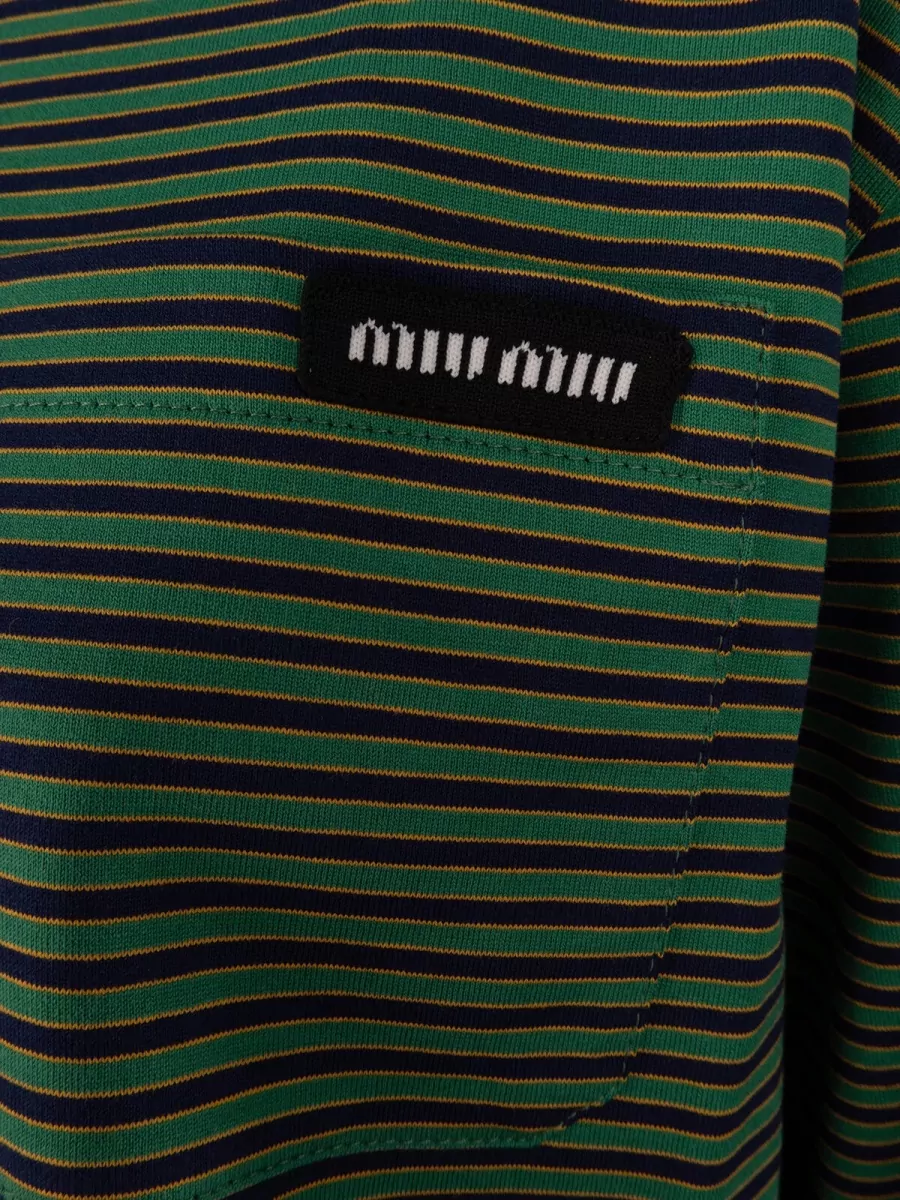 Miu Miu Cotton Knitted Top