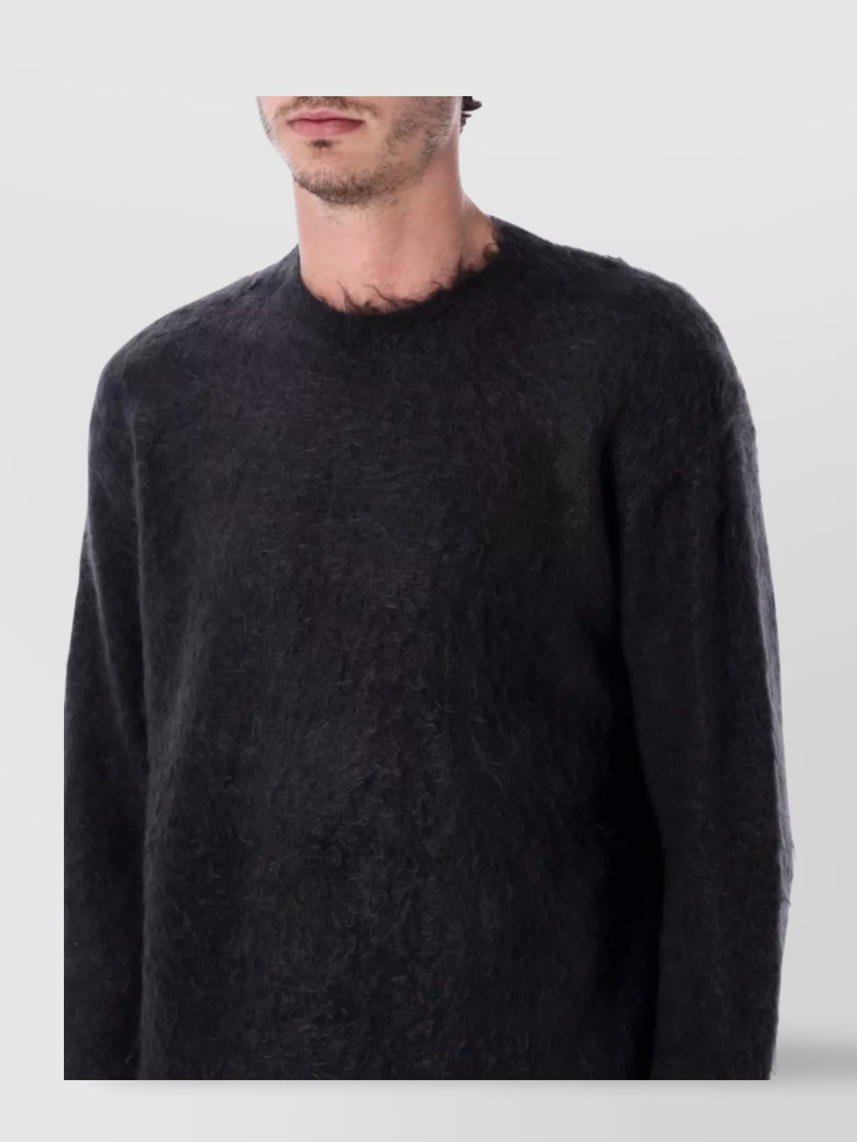 Auralee Soft Knit Crew Neck Sweater