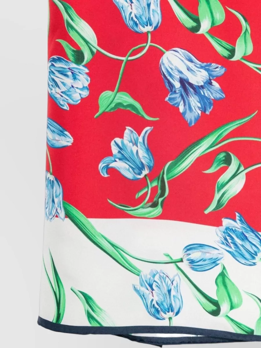 Kenzo Silk Floral-Print Scarf