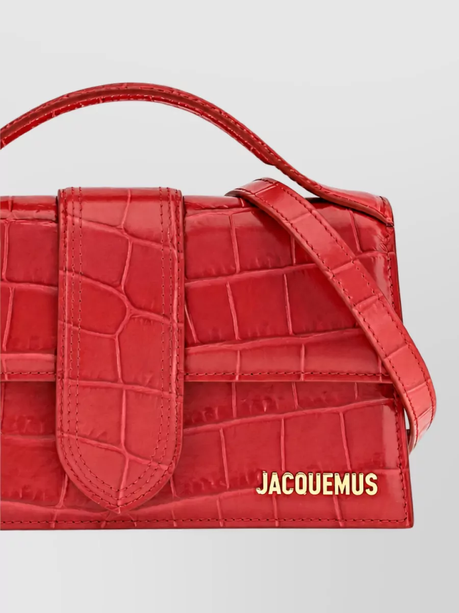 Jacquemus Le Grand Bambino Leather Clutch Bag