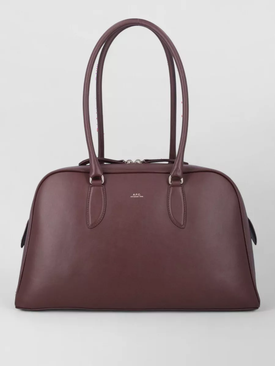 A.P.C. sac medium leather tote bag
