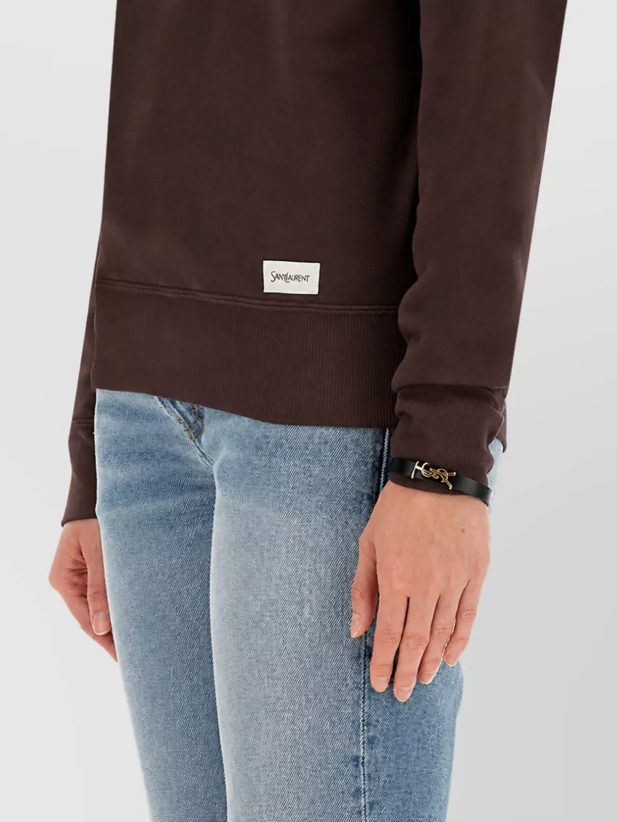 Saint Laurent Logo-Print Sweatshirt