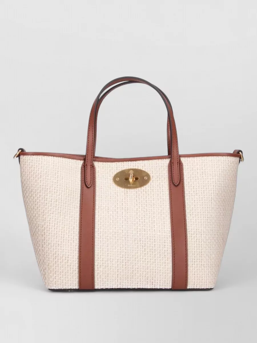 Mulberry Leather Tote Bag