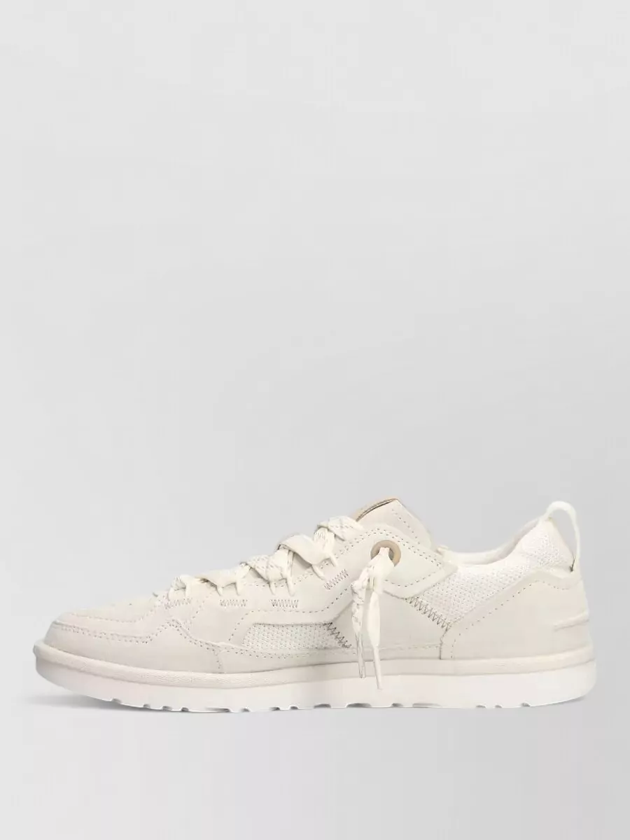 Ugg Suede Leather Lace-Up Sneakers