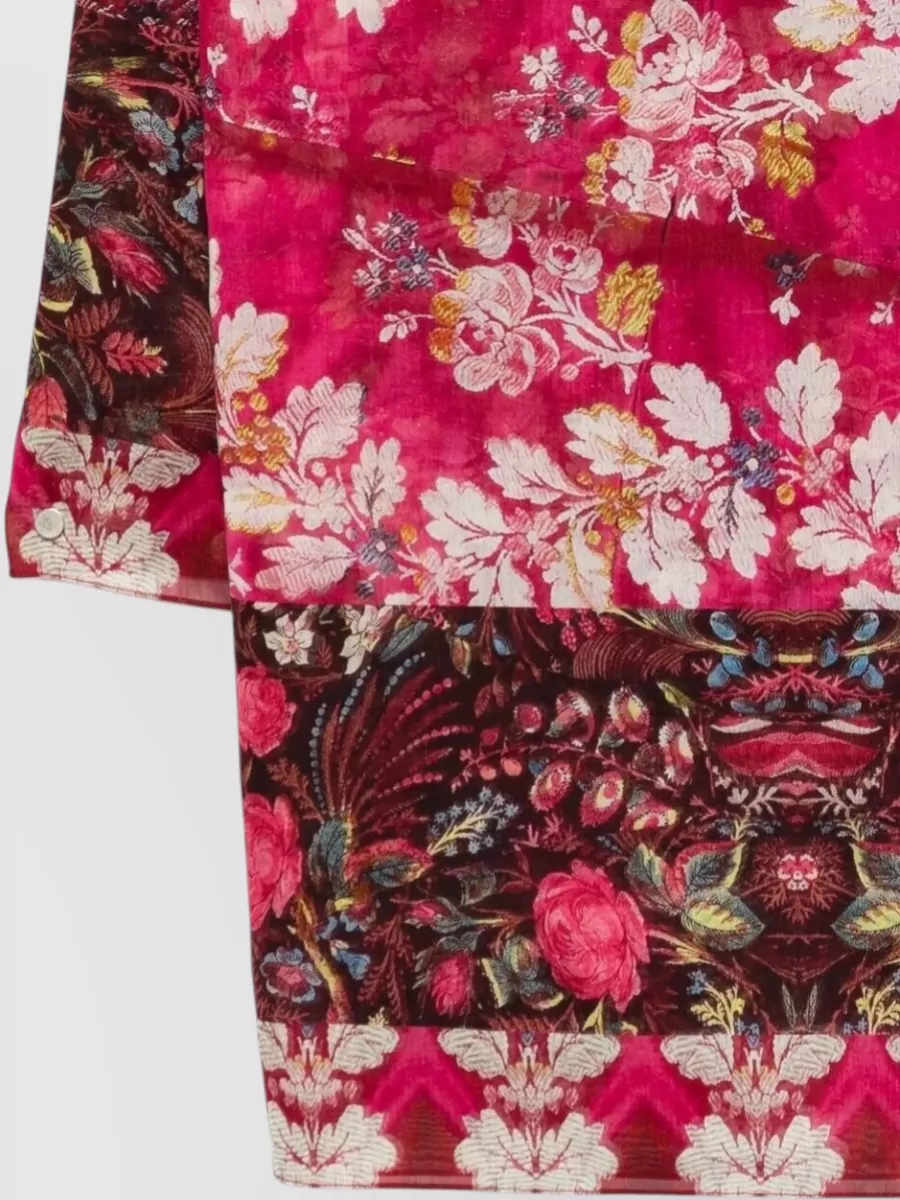 Pierre Louise Mascia Hawnbci Floral Lightweight Rectangular Scarf 135X190