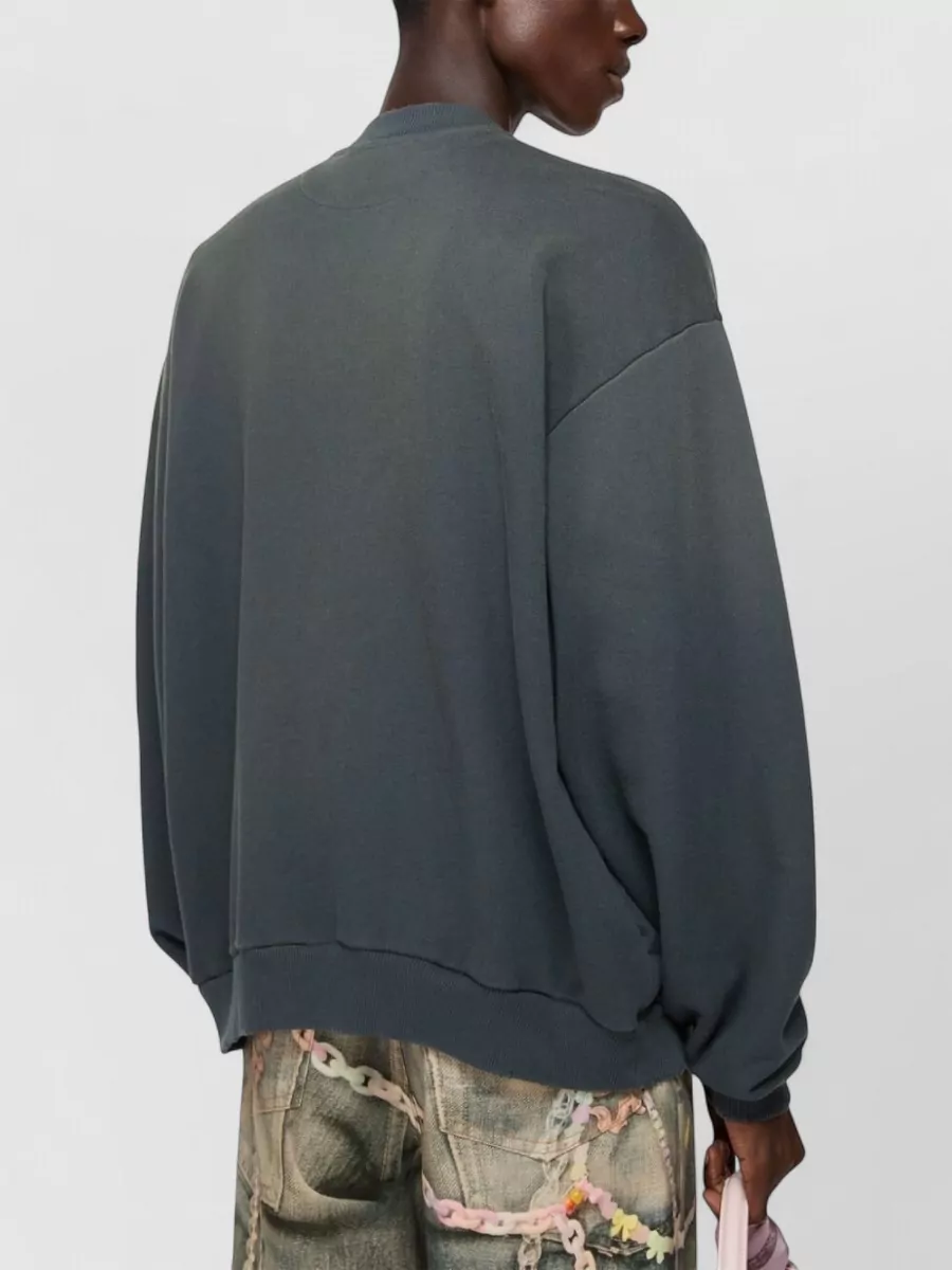 Acne Studios Knit Sweatshirt Long Sleeves Ribbed Cuffs Hem