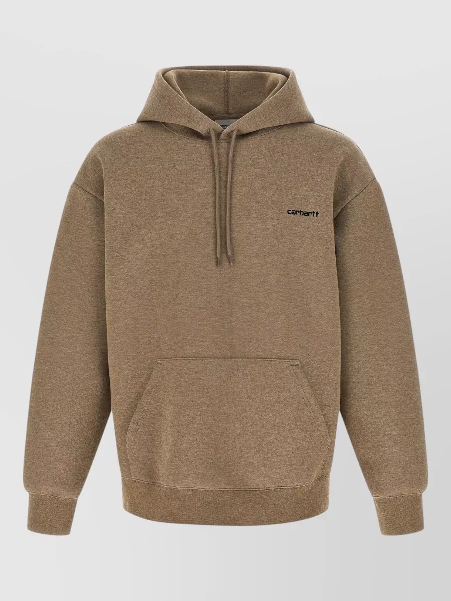 Carhartt Wip logo embroidered hoodie