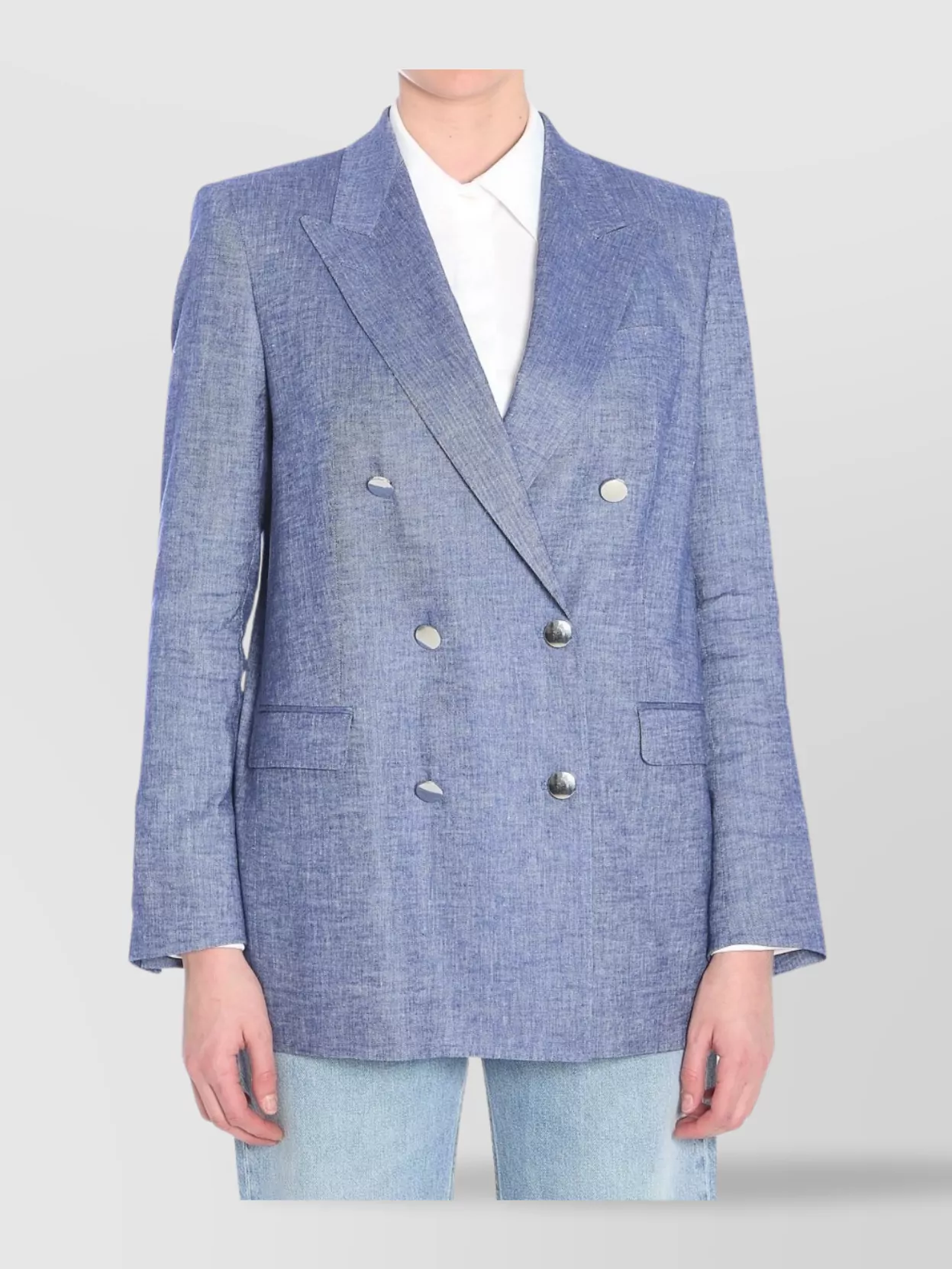 ボトムスその他 Tagliatore Tailored Double-Breasted Jacket With Gold Buttons Tagliatore Tailored double-breasted jacket gold buttons